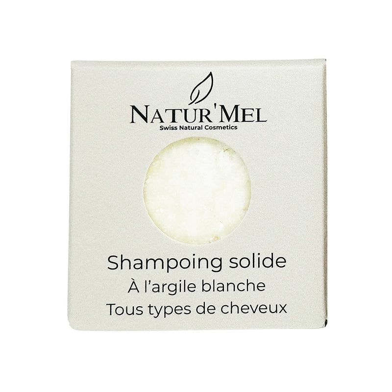 Shampooing solide argile blanche - 30g - Natur'Mel