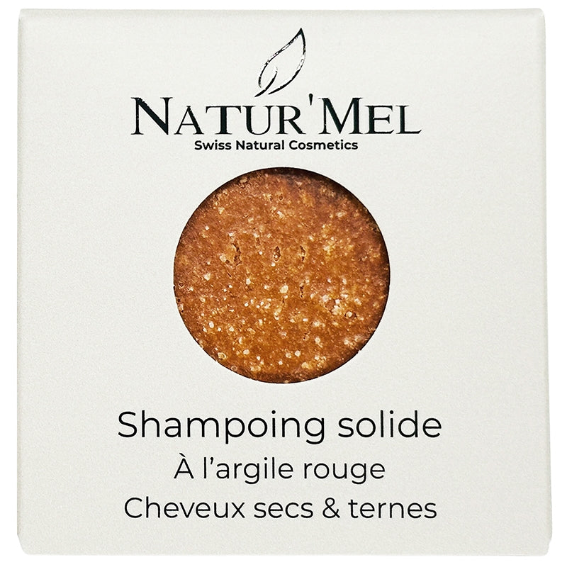 Shampooing solide argile rouge - 90g - Natur'Mel