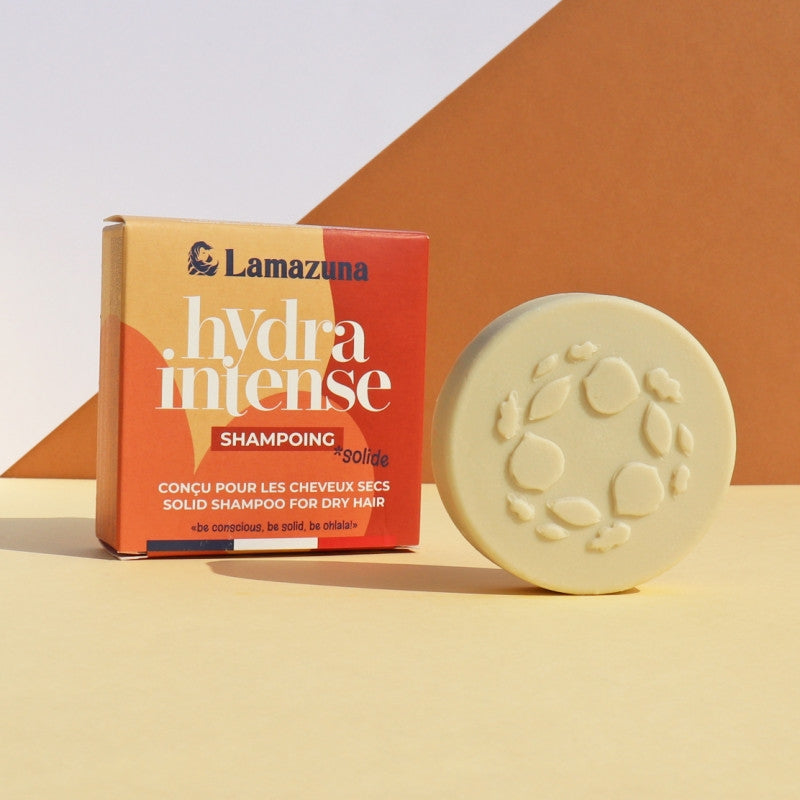 Festes Shampoo für trockenes Haar mit nativem Kokosöl – 70 ml – Lamazuna