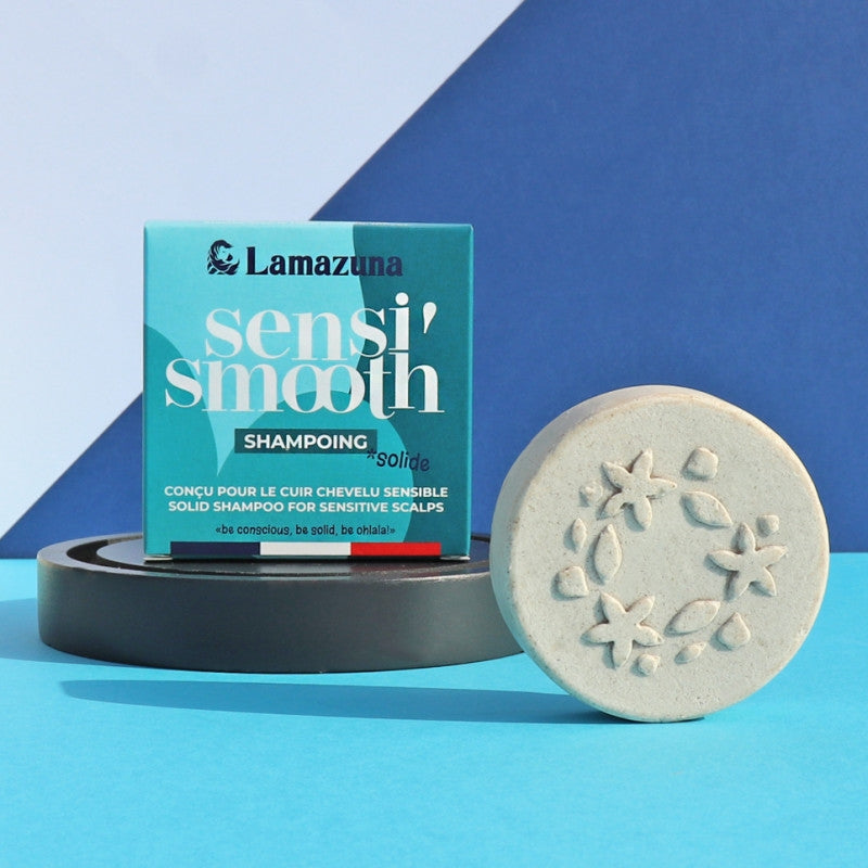 Shampooing solide cuir chevelu sensible poudre de pivoine 70 ml lamazuna 3