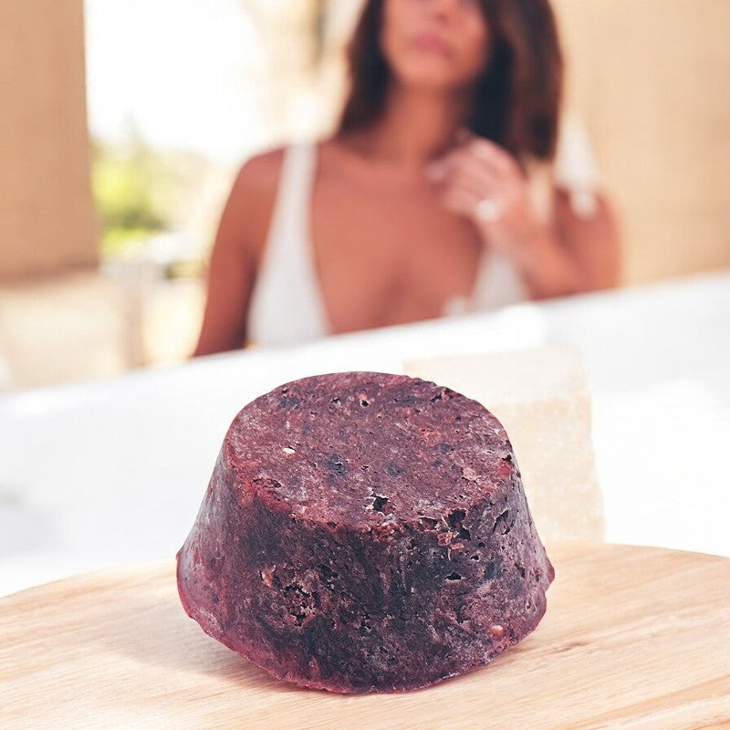 Festes Shampoo mit Rose und Hibiskus – 30 g – Natur'Mel