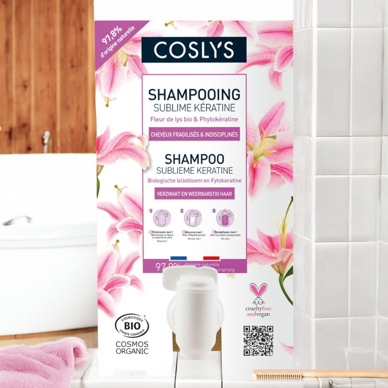 Shampooing sublime kératine BIO phytokératine & lys - 10kg - Coslys