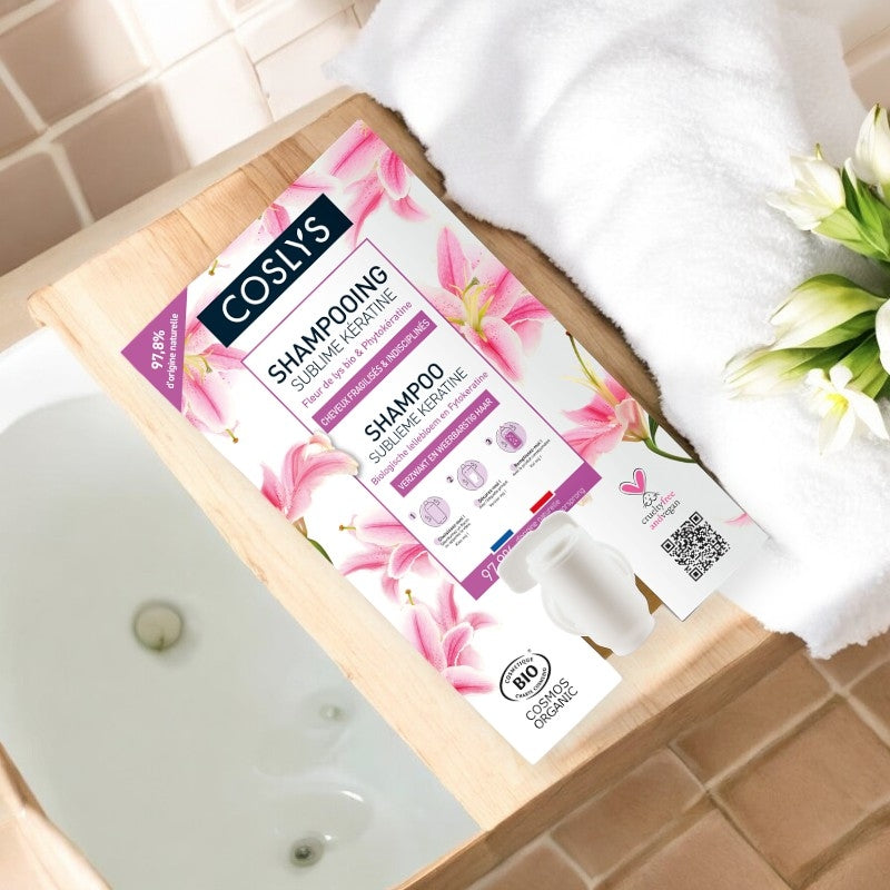 Shampooing sublime kératine BIO phytokératine & lys - 10kg - Coslys