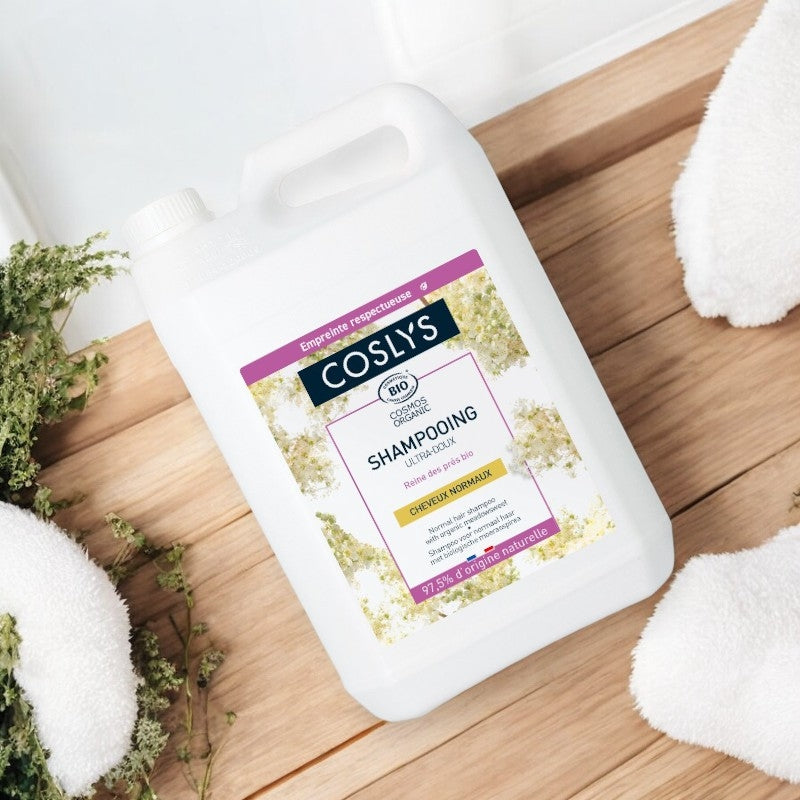 Shampooing ultra-doux BIO reine des prés - 5l - Coslys