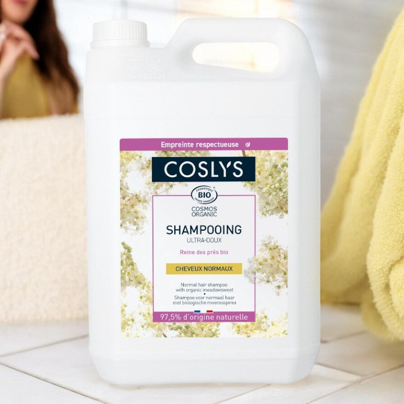 Shampooing ultra-doux BIO reine des prés - 5l - Coslys