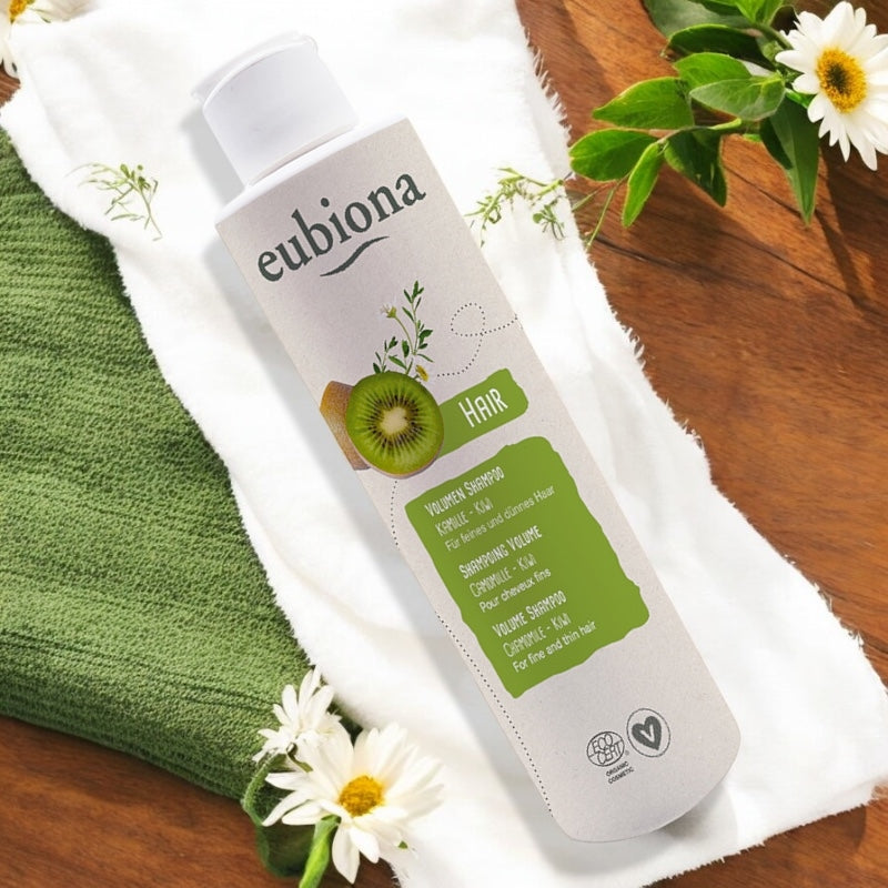 Bio-Volumen-Shampoo Kamille &amp; Kiwi - 200 ml - Eubiona