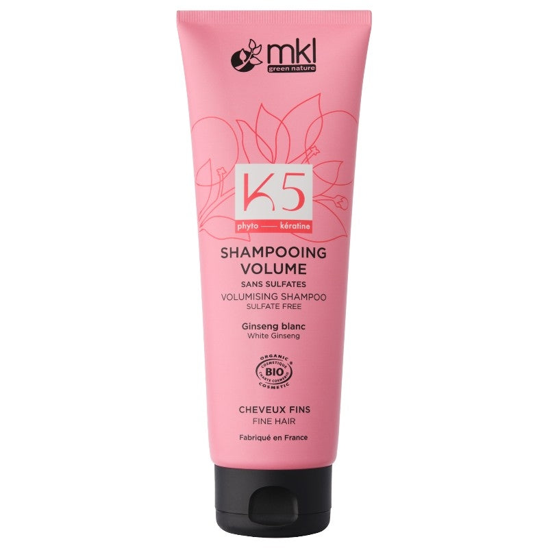 Shampooing volume BIO ginseng blanc - 250ml - MKL Green Nature