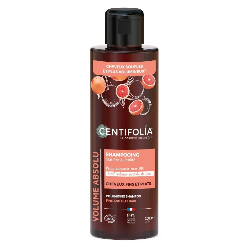 Bio-Shampoo mit rosa Grapefruit für mehr Volumen – 200 ml – Centifolia