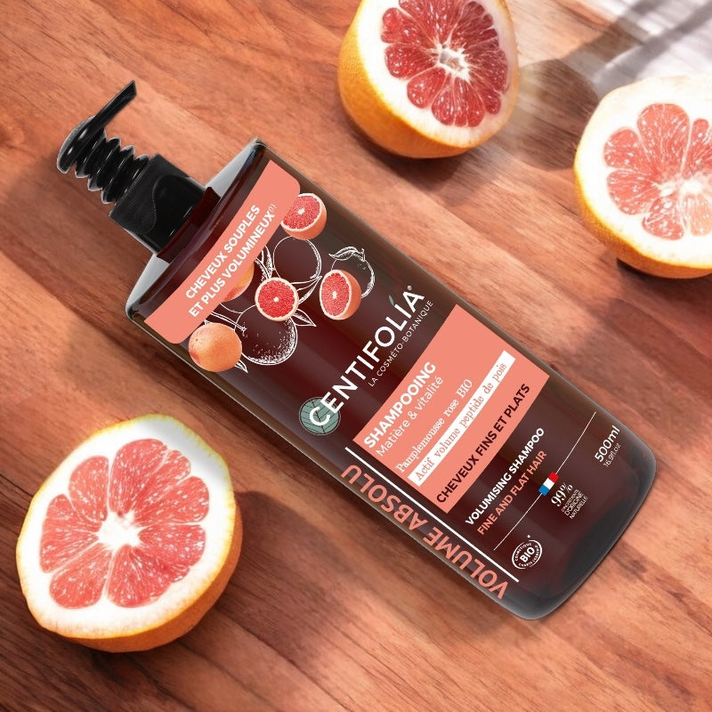 Bio-Volumen-Shampoo mit rosa Grapefruit – 500 ml – Centifolia