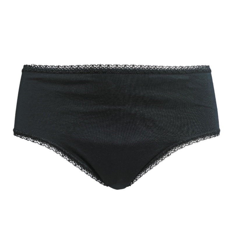 Shorty menstruel noir Taille 40 flux léger - Anaé