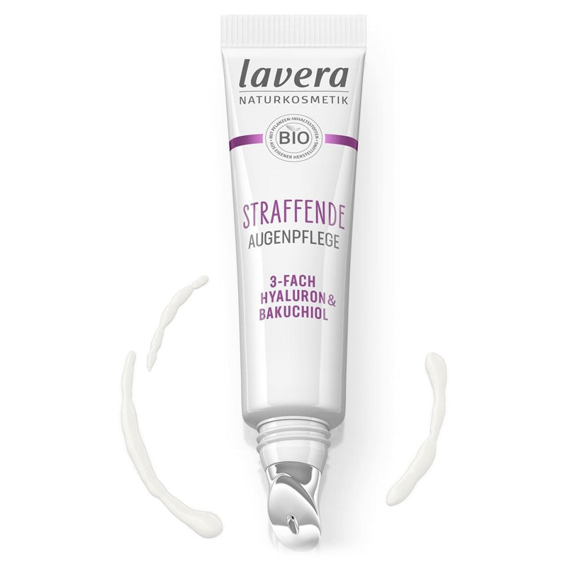 Bio-Augenkonturenpflege mit Hyaluronsäure – 15 ml – Lavera