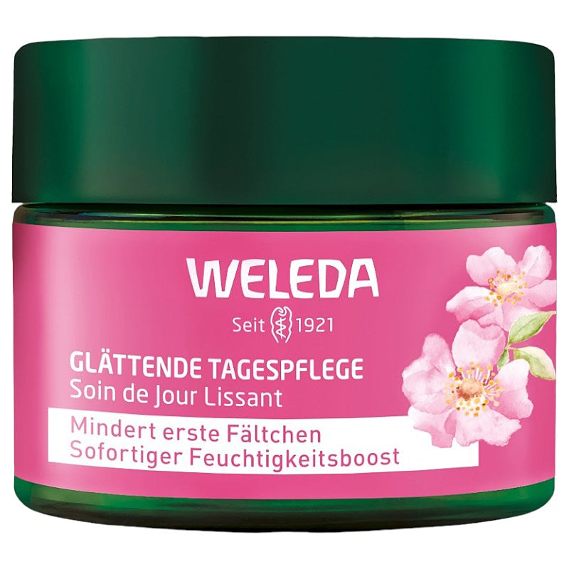Bio-Glättungscreme für den Tag mit Hagebutte und Weißem Tee – 40 ml – Weleda