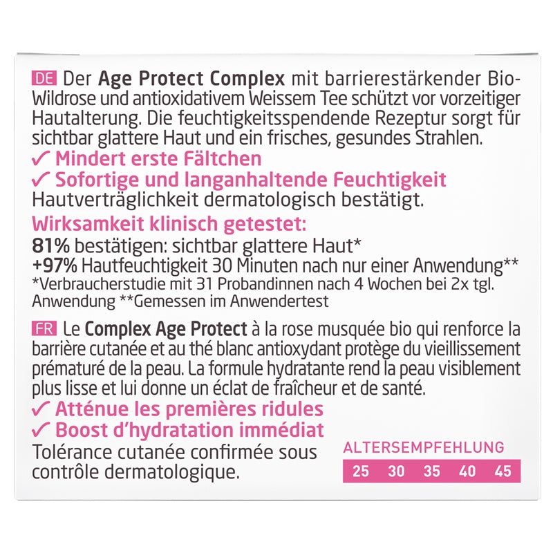 Bio-Glättungscreme für den Tag mit Hagebutte und Weißem Tee – 40 ml – Weleda