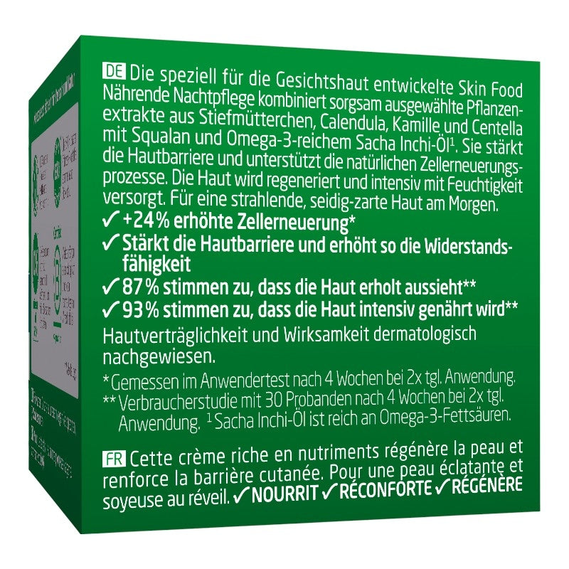 Soin de nuit nourrissant Skin Food BIO calendula - 40ml - Weleda