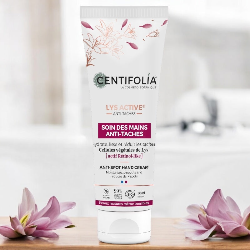Soin des mains anti-tâches BIO lys - 50ml - Centifolia