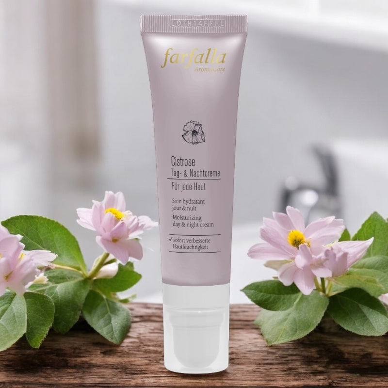 Bio-Zistrosen-Tages- und Nachtcreme - 30 ml - Farfalla
