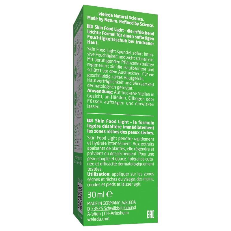 Soin hydratant Skin Food Light visage & corps BIO calendula - 30ml - Weleda