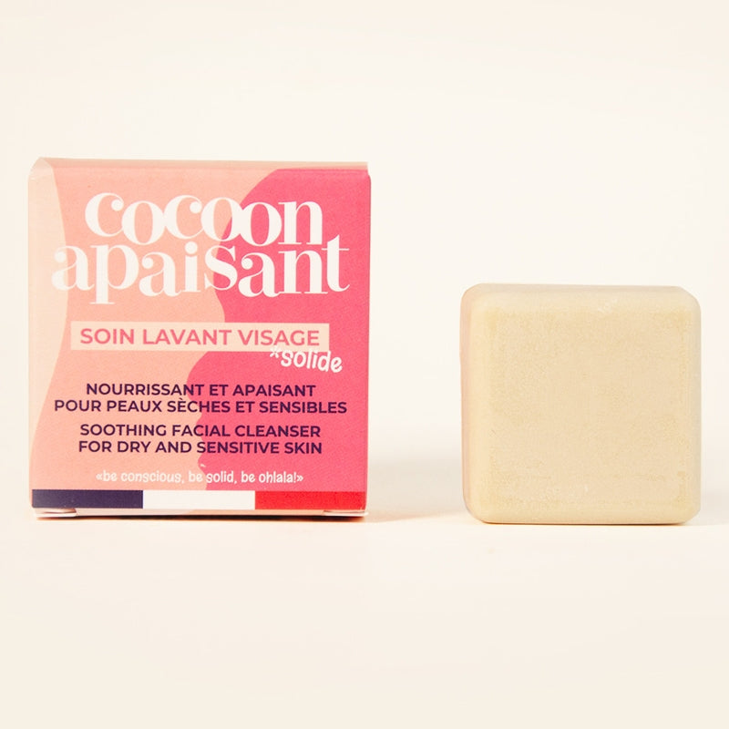 Natürliches, festes Gesichtswaschgel mit Süßmandel – 28 ml – Lamazuna