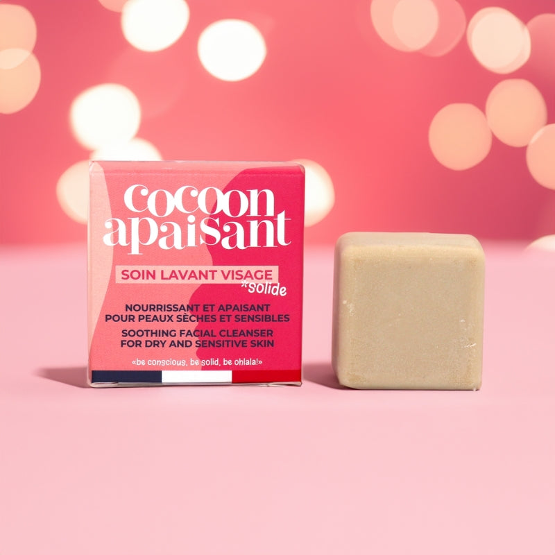 Natürliches, festes Gesichtswaschgel mit Süßmandel – 28 ml – Lamazuna