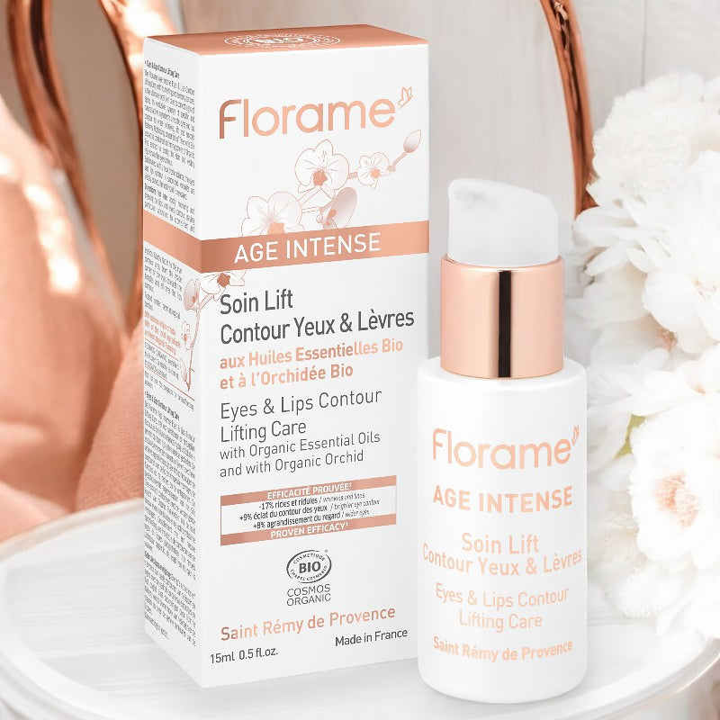 Soin lift contour des yeux & lèvres BIO orchidée - 15ml - Florame