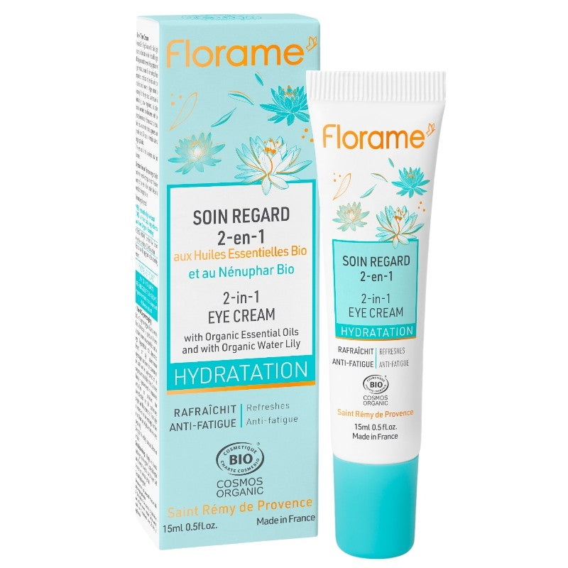 2-in-1 Bio-Wasserlilien-Augenpflege – 15 ml – Florame