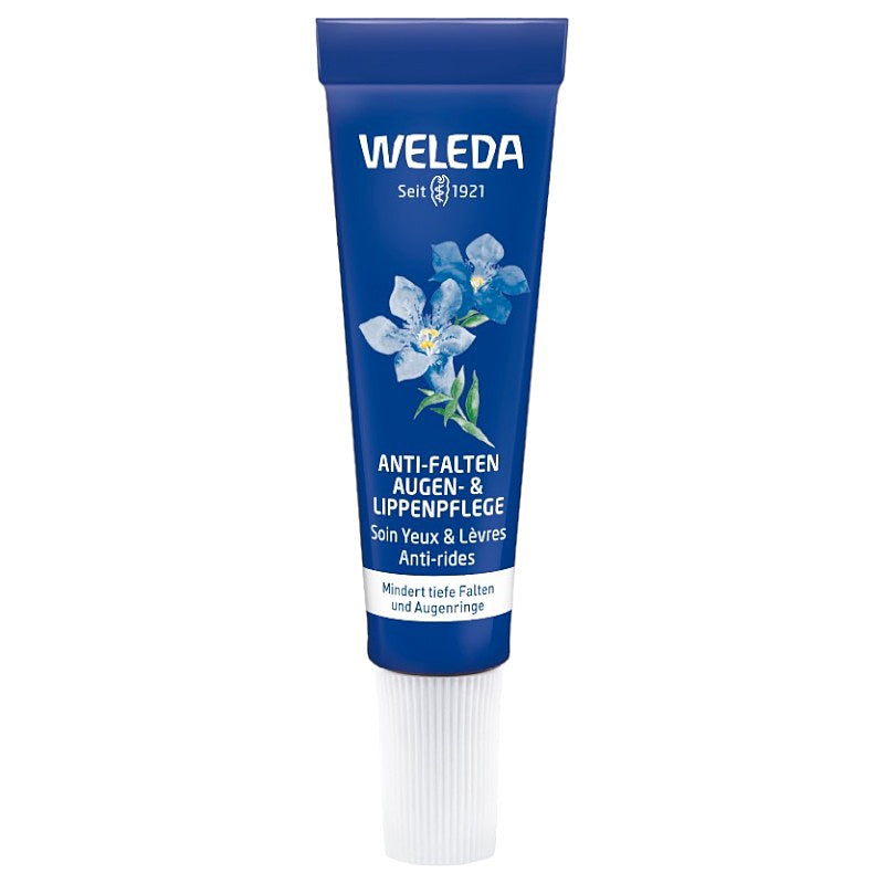 Weleda Bio-Anti-Falten-Augen- und Lippenpflege mit Blauem Enzian und Edelweiß – 10 ml