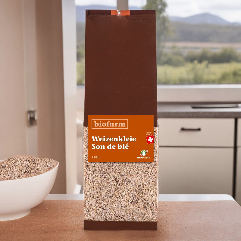 Bio-Schweizer Weizenkleie – 250 g – Biofarm