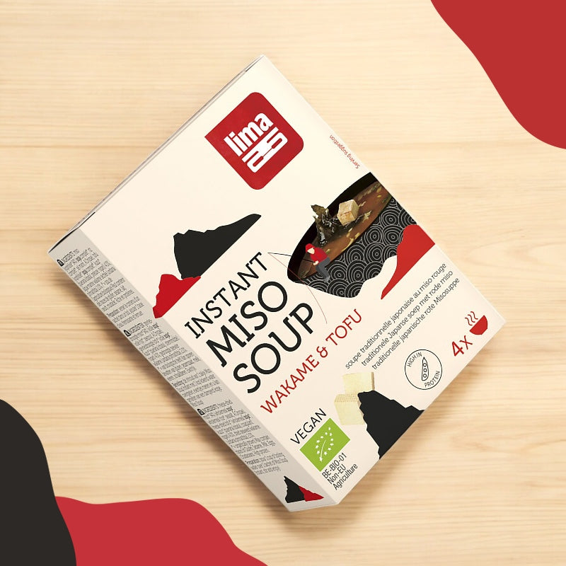Soupe miso instantanée wakame & tofu BIO - 40g - Lima