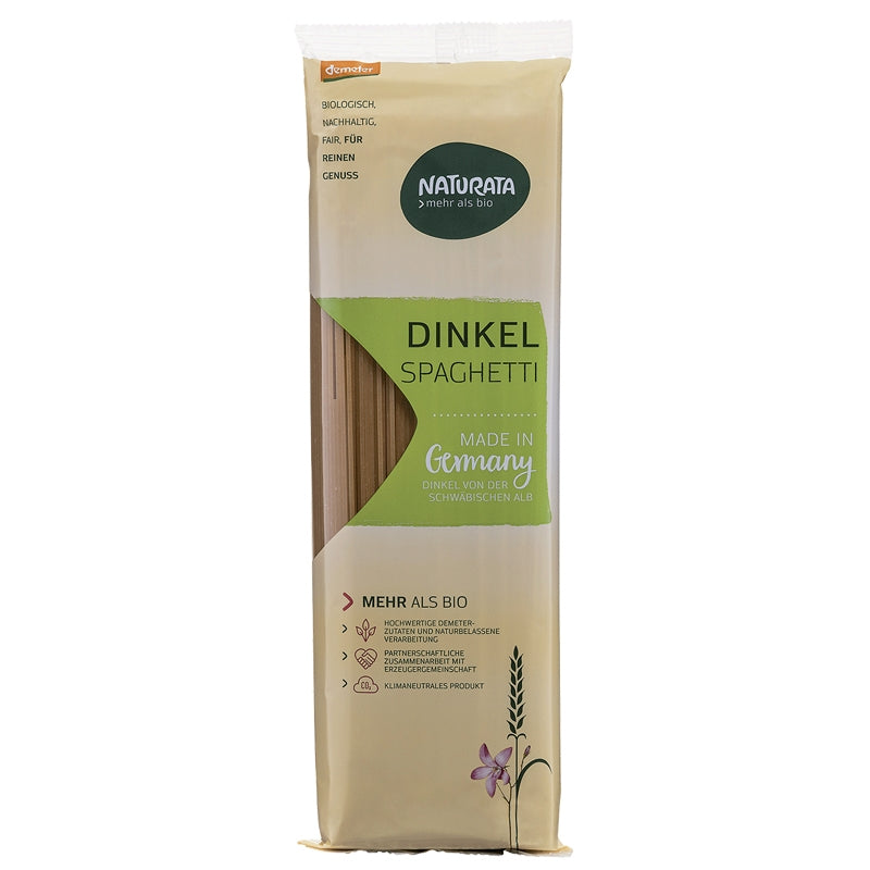 Bio-Spaghetti aus weißem Dinkel – 500 g – Naturata
