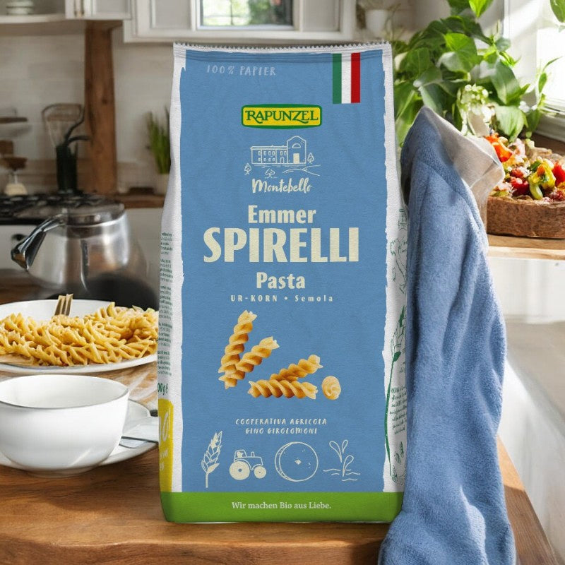 Spirelli aus Bio-Emmergrieß - 500 g - Rapunzel