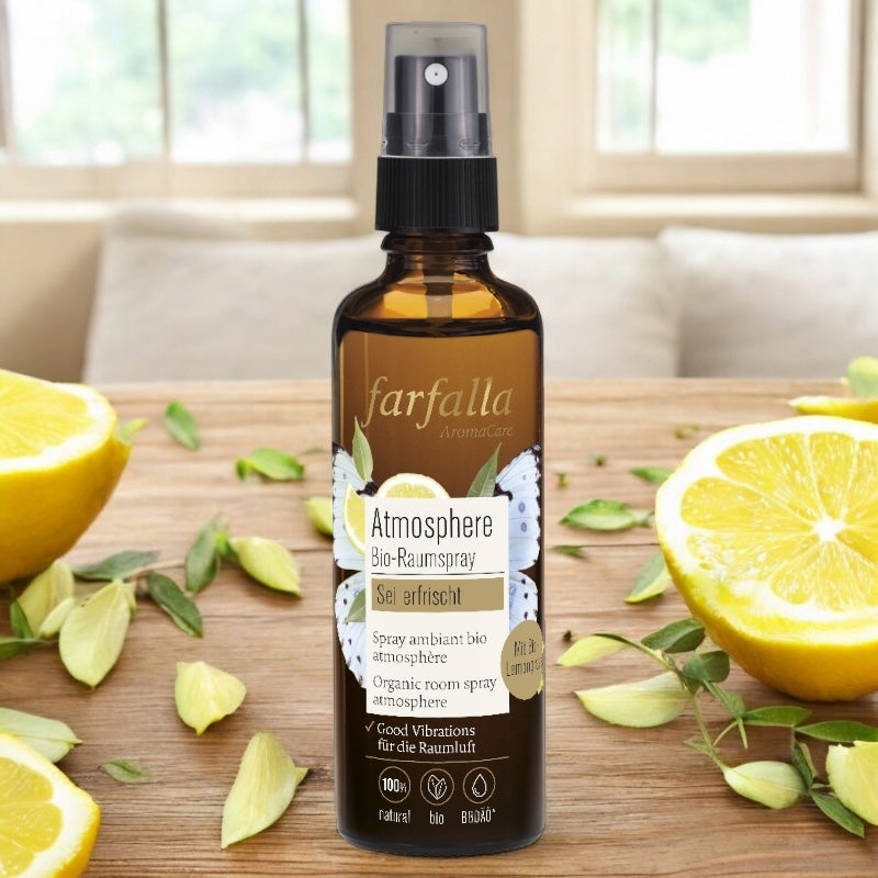 Spray ambiant Atmosphère BIO lemongrass - 75ml - Farfalla