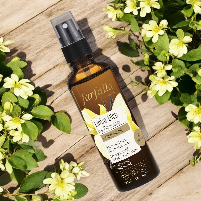 Spray ambiant BIO Aimons-nous rose - 75ml - Farfalla