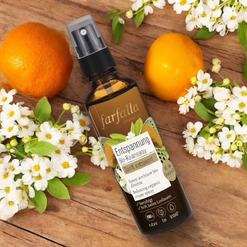 Spray ambiant Détente BIO fleur d'oranger - 75ml - Farfalla