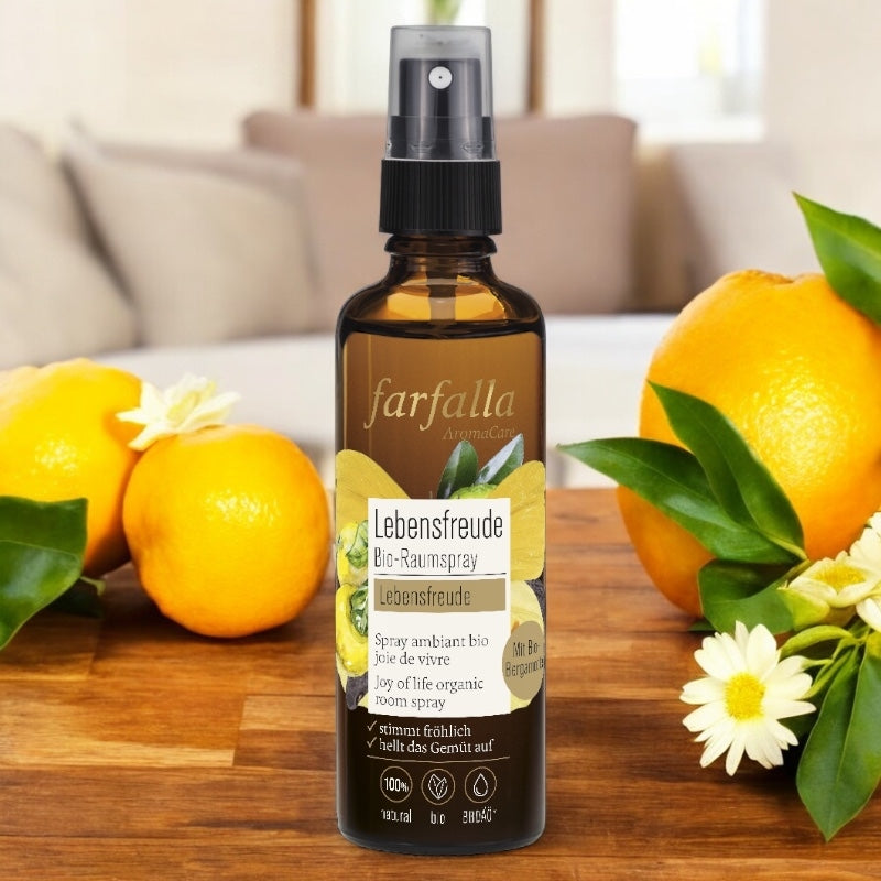 Spray ambiant Joie de vivre BIO bergamote - 75ml - Farfalla