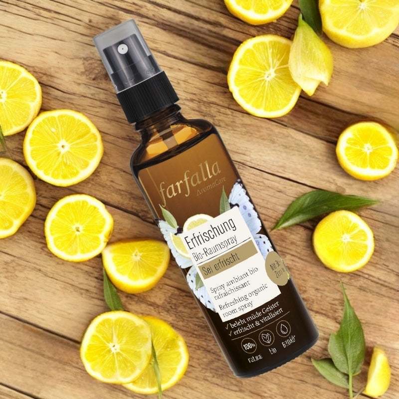 Spray ambiant Rafraîchissant BIO citron - 75ml - Farfalla