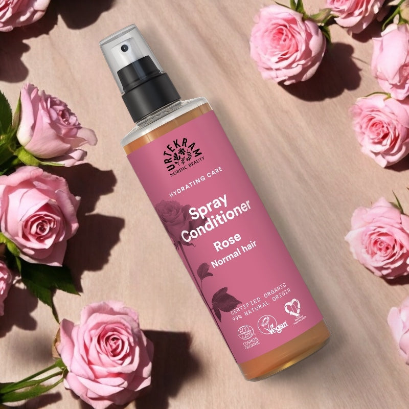 Spray démêlant bien-être intense BIO rose - 250ml - Urtekram