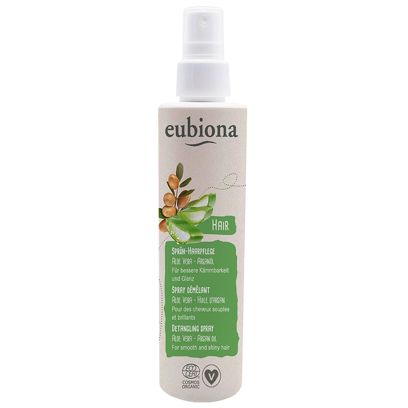 Spray démêlant BIO aloe vera & huile d'argan - 200ml - Eubiona