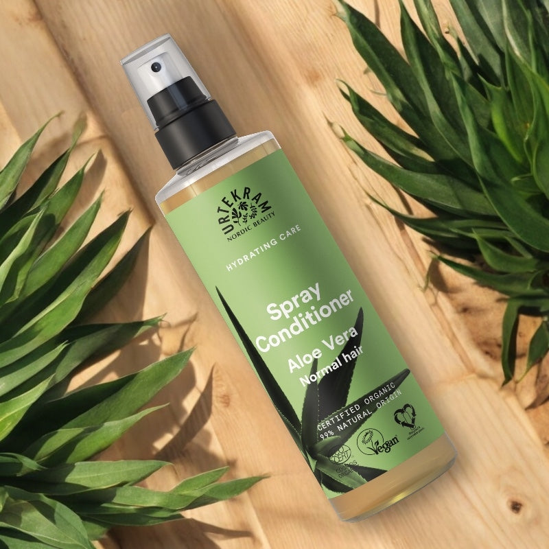 Bio-Regenerierendes Entwirrungsspray mit Aloe Vera – 250 ml – Urtekram