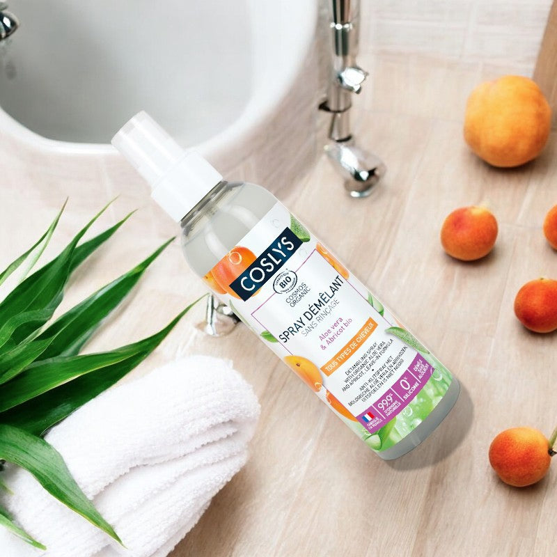 Spray démêlant sans rinçage BIO aloe vera & abricot - 200ml - Coslys
