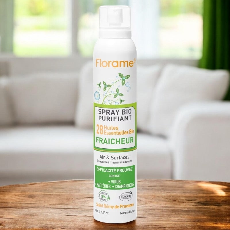 Spray purifiant fraîcheur BIO 28 huiles essentielles - 180ml - Florame