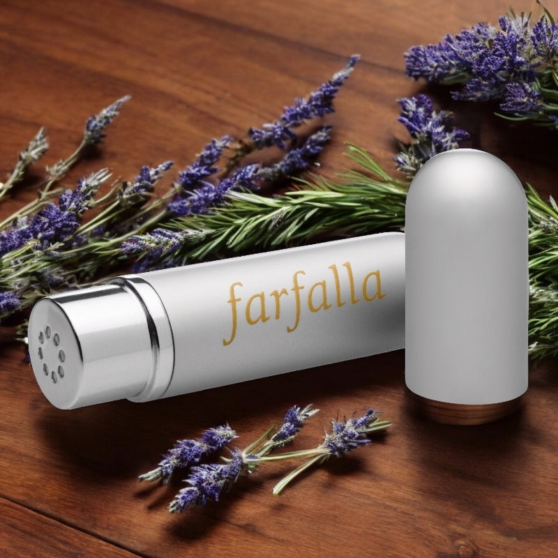 Metall-Inhalationsstäbchen mit 3 Stäbchen - Farfalla