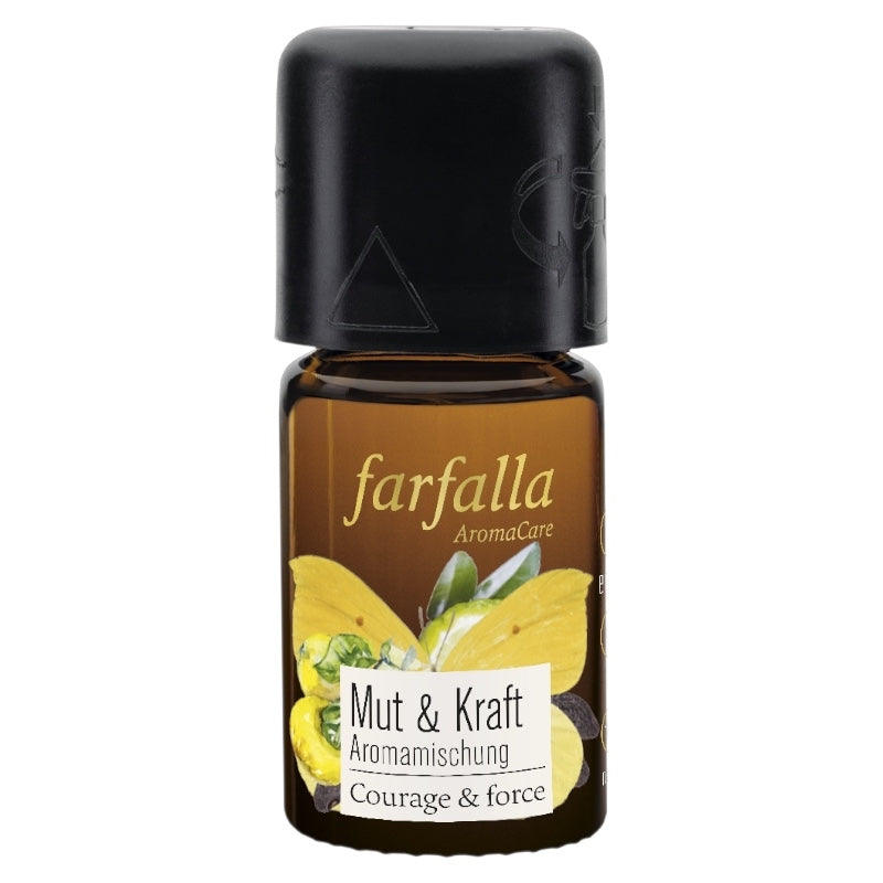Synergie d'huiles essentielles Courage & force - 5ml - Farfalla