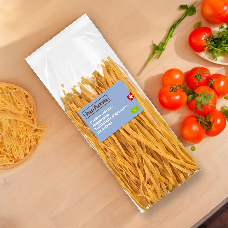 Tagliatelle d epeautre au safran bio 350 g biofarm 18680 3