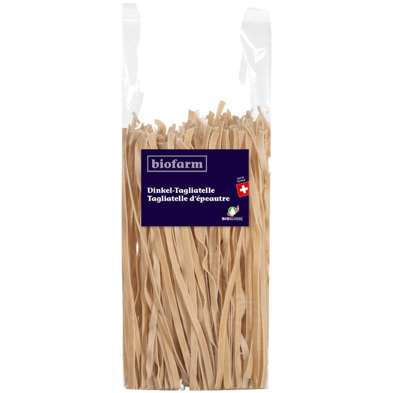 Bio-Dinkel-Tagliatelle aus der Schweiz – 350 g – Biofarm