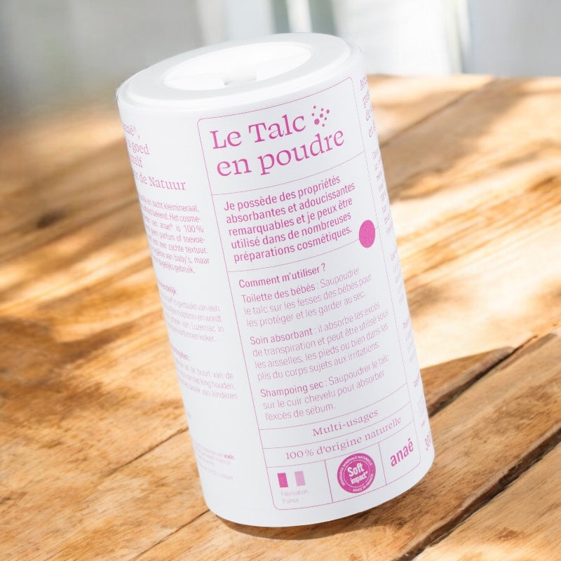 Talc en poudre - 300 g - Anaé