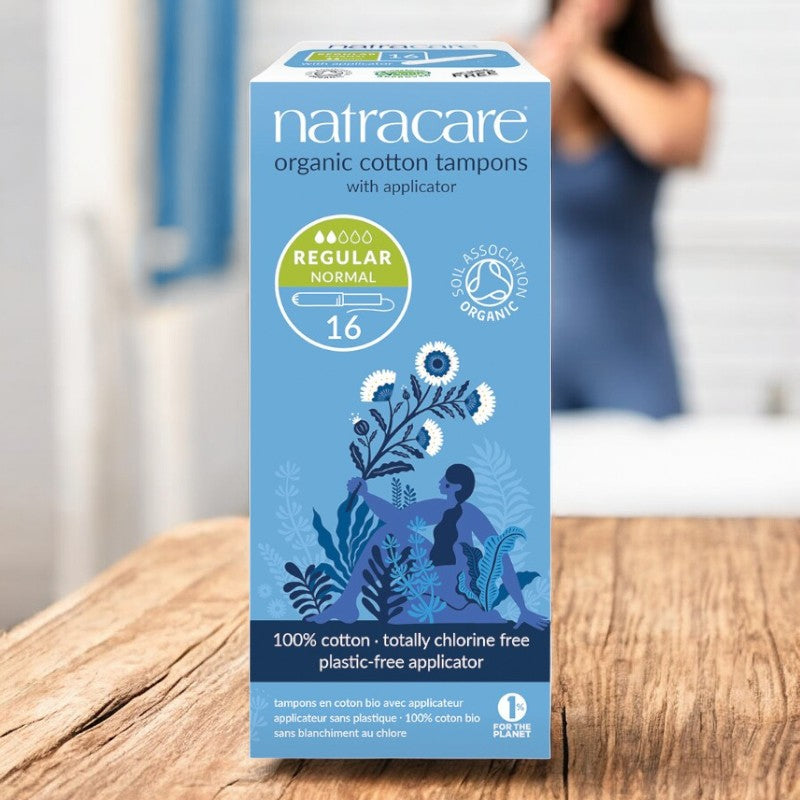 Tampons regular avec applicateur bio flux leger moyen 16 pcs natracare 3