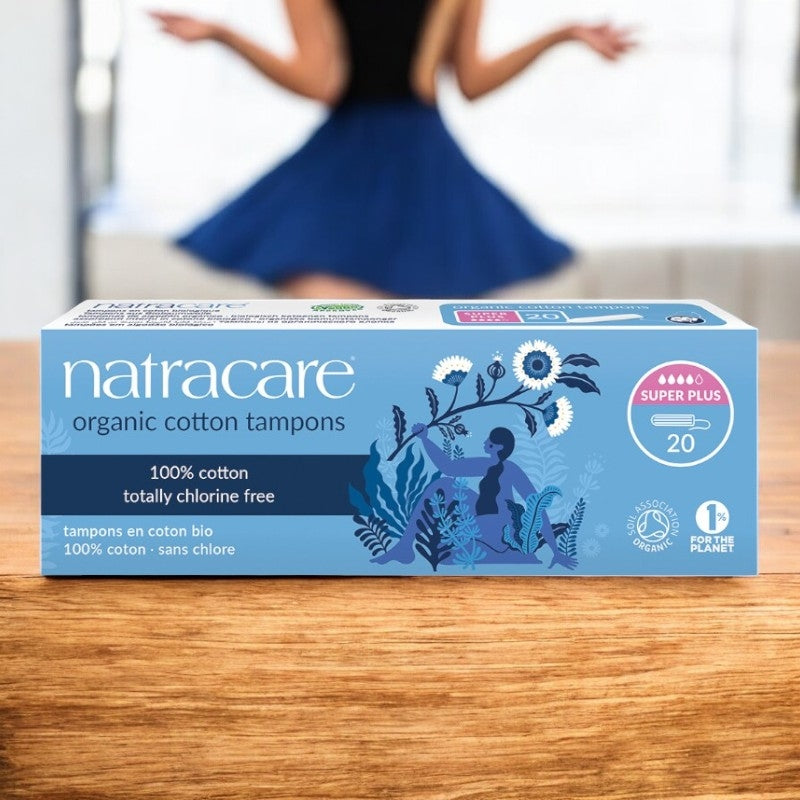 Tampons super plus sans applicateur bio flux fort 20 pieces natracare 3