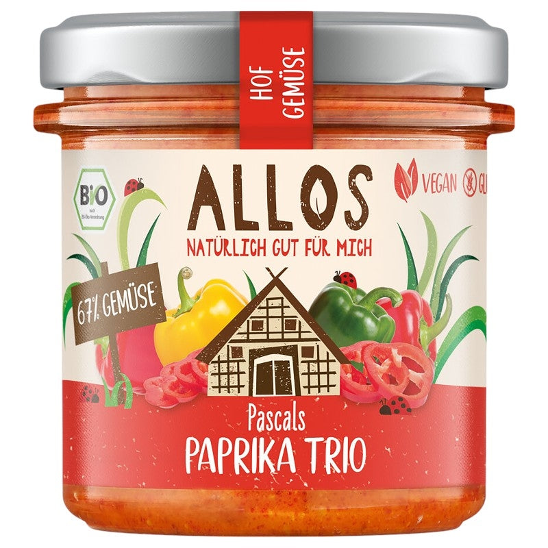 Bio-Paprikaaufstrich (Trio) - 135 g - Allos