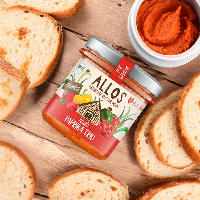 Bio-Paprikaaufstrich (Trio) - 135 g - Allos