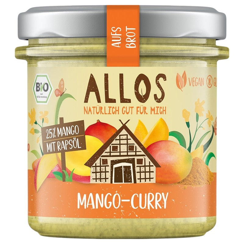 Bio-Mango-Curry-Aufstrich – 140 g – Allos